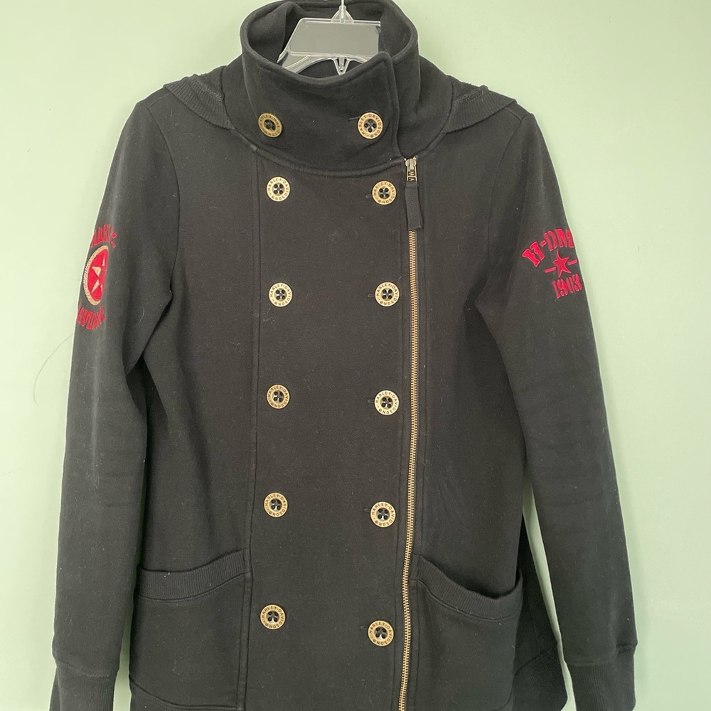 Harley Davidson, ladies,double breasted jacket with a hoodie
